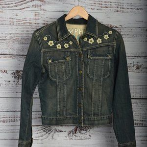 Memphis Blues, Women's, Embroidered, Denim Coat